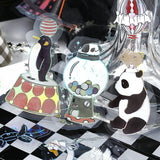 シールセット BGM ビージーエム クリアシール 4パックセット 乙女の遊園地 箔押し 女の子 童話 おとぎ話 遊園地 サーカス おもちゃ PET シール まとめ買い 大人買い お得セット