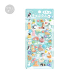 2個セット BGM ビージーエム もふっときゅるるんシール 冬限定 もふっとanimals もふっと雪だるま 3D ぷっくり ぼこぼこ ぷくぷく 立体シール スマホ デコシール デコケース お得 まとめ買い