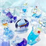 2個セット BGM ビージーエム ウォーターシール 喫茶アラモード うるうるグリーン うるうるブルー クリア カプセル 3D ぷっくり ぼこぼこ ぷくぷく 立体シール スマホ デコシール デコケース お得 まとめ買い