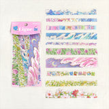 BGM ビージーエム リーニュシール Ligne 箔押し 10デザインx3枚 (30枚) アニマルフレンズ お家の彩り 花の香り スイーツパーラー 世界の模様 油彩画 和紙 シール ギフトカード 手帳 コラージュ 素材