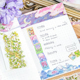 BGM ビージーエム リーニュシール Ligne 箔押し 10デザインx3枚 (30枚) アニマルフレンズ お家の彩り 花の香り スイーツパーラー 世界の模様 油彩画 和紙 シール ギフトカード 手帳 コラージュ 素材