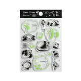 BGM Clear Stamps Diario Panda Diario Diario Diario Diario Diario Registros y sábanas Broche de soltera Retro/Misceláneo Partido Té de la tarde