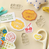 BGM クリアスタンプ はんこ 透明 ダイアリー パンダ日記 暮らし日記 ゆるライフ 記録・シート 乙女ブローチ レトロ・雑貨 午後の茶会 旅するスタンプ スタンプ はんこ ビージーエム 手帳 ギフト