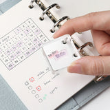 BGM クリアスタンプ はんこ 透明 ダイアリー パンダ日記 暮らし日記 ゆるライフ 記録・シート 乙女ブローチ レトロ・雑貨 午後の茶会 旅するスタンプ スタンプ はんこ ビージーエム 手帳 ギフト