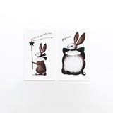 Kinotoriko card set 2 patterns x 5 cards each, 10 cards