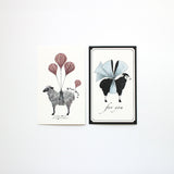 Kinotoriko card set 2 patterns x 5 cards each, 10 cards