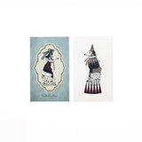 Kinotoriko card set 2 patterns x 5 cards each, 10 cards