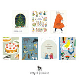 カレンダー 2026 A4サイズ 切り離しタイプ コジカプロダクツ Cozyca Products 浅野みどり Subikiawa. Aiko Fukawa 日下明 福岡麻利子 ネクタイ 藤巻佐有梨 壁掛け アート 1枚ずつ おしゃれ かわいい 絵画 ポスター