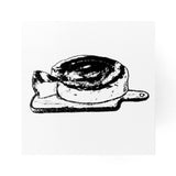 Pastelero sello erizo 20×20mm Vaso con patas Pudín Helado Pollito Pingüino Tarta de frutos rojos Campaña Pan Panqueque Crepe