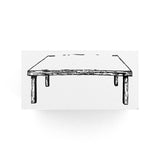 Pastelero Chef Erizo Sello 40 x 20 mm Mostrador Mesa Deslizante Caja de Pastel Escaparate Mesa Cuadrada