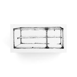 Pastelero Chef Erizo Sello 40 x 20 mm Mostrador Mesa Deslizante Caja de Pastel Escaparate Mesa Cuadrada