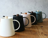 FORMLADY フォームレディ kaico ドリップケトル 1.3L 白 墨桜 群青 黒霧 青磁 日本製 ホーロー ホーロー製 コーヒーケトル ドリップポット ポット IH 直火 北欧風 おしゃれ 小泉誠 ギフト プレゼント