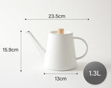 FORMLADY フォームレディ kaico ドリップケトル 1.3L 白 墨桜 群青 黒霧 青磁 日本製 ホーロー ホーロー製 コーヒーケトル ドリップポット ポット IH 直火 北欧風 おしゃれ 小泉誠 ギフト プレゼント