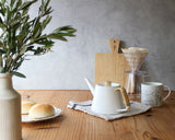 FORMLADY フォームレディ kaico ドリップケトル S 0.95L 白 墨桜 藤巻 日本製 ホーロー ホーロー製 コーヒーケトル ドリップポット ポット 細口 IH 直火 北欧風 おしゃれ 小泉誠 ギフト プレゼント