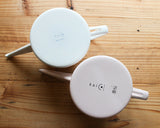 FORMLADY フォームレディ kaico ドリップケトル S 0.95L 白 墨桜 藤巻 日本製 ホーロー ホーロー製 コーヒーケトル ドリップポット ポット 細口 IH 直火 北欧風 おしゃれ 小泉誠 ギフト プレゼント