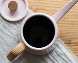 FORMLADY フォームレディ kaico ドリップケトル S 0.95L 白 墨桜 藤巻 日本製 ホーロー ホーロー製 コーヒーケトル ドリップポット ポット 細口 IH 直火 北欧風 おしゃれ 小泉誠 ギフト プレゼント