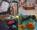 FORMLADY フォームレディ 大阪琺瑯 メスティン 黒 浅型 540ml 深型 800ml IH 直火 日本製 ホーロー ホーロー製 飯盒 クッカー キャンプ道具 キャンプ飯 ソロキャンプ アウトドア