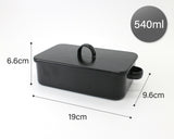 FORMLADY フォームレディ 大阪琺瑯 メスティン 黒 浅型 540ml 深型 800ml IH 直火 日本製 ホーロー ホーロー製 飯盒 クッカー キャンプ道具 キャンプ飯 ソロキャンプ アウトドア