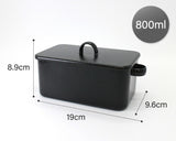 FORMLADY フォームレディ 大阪琺瑯 メスティン 黒 浅型 540ml 深型 800ml IH 直火 日本製 ホーロー ホーロー製 飯盒 クッカー キャンプ道具 キャンプ飯 ソロキャンプ アウトドア