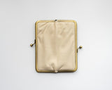 RUNO & DUNN がま口ケース 熊野筆セット モバイル チークブラシ リップブラシ シェル キャメル アイアンブルー ロンド工房 るぅの デュン がま口 姫路 レザー 革 本革 ポーチ ホワイト ブラウン ネイビー 晃祐堂 携帯用 化粧筆 メイクRONDO make poach