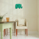 GOMI TARO Gomi Taro Wall Clock Elephant Green Mail Order