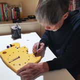 GOMI TARO 五味太郎 掛け時計 ゾウ イエロー お取り寄せ