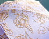 Hiraten Hiraten Parasol Sweet Summer Semories Long Umbrella Pliant Umbrella broderie