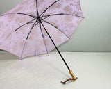 Hiraten Hiraten Parasol Sweet Summer Semories Long Umbrella Pliant Umbrella broderie