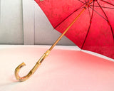 Hiraten Hiraten Parasol Passion, Soleil et Oasis Long parapluie pliant parapluie broderie