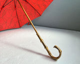 HiraTen ヒラテン 日傘 スイカな夏 長傘 折りたたみ傘 刺繍 日本製 おしゃれ ギフト プレゼント 母の日 還暦祝い 縁起物 Parasol 28907-D107T F28907-D107T