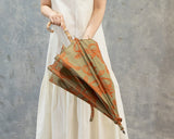 Hiraten Hiraten Parasol Sandy Beach and Solar Umbrella pliant parapluie de broderie