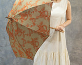 Hiraten Hiraten Parasol Sandy Beach and Solar Umbrella pliant parapluie de broderie
