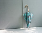 Hiraten Hiraten Parasol et Coral Long Umbrella pliant parapluie broderie