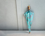 Hiraten Hiraten Parasol et Coral Long Umbrella pliant parapluie broderie