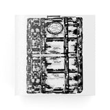 Stempel mit Igelmotiv, 58 x 58 mm, für Küche, Auto, Zitronenkranz, Wald, Erkerfenster, Kofferraum, Bäckerei, Konditorei, Regal, Brot, Futonbett