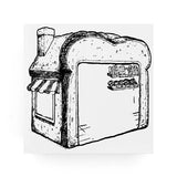 Stempel mit Igelmotiv, 58 x 58 mm, für Küche, Auto, Zitronenkranz, Wald, Erkerfenster, Kofferraum, Bäckerei, Konditorei, Regal, Brot, Futonbett