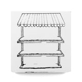 Stempel mit Igelmotiv, 58 x 58 mm, für Küche, Auto, Zitronenkranz, Wald, Erkerfenster, Kofferraum, Bäckerei, Konditorei, Regal, Brot, Futonbett