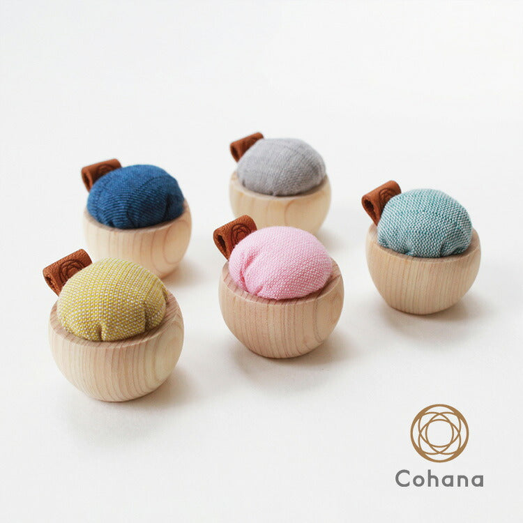 cohana コハナ ヒノキのピンクッション 会津もめん きすいせん ばら