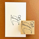 Kinotoriko -Briefmarkenkatze Hanabata Angel Rabbit Fee