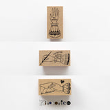 Kinotorico Stamp No.06 Hand No.28 ECRIRE No.57 LetterHand