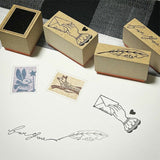 Kinotorico キノトリコ スタンプ No.56 切手フレーム はんこ かわいい ギフト 手帳 メモ デコレーション デコ