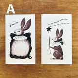 Kinotoriko card set 2 patterns x 5 cards each, 10 cards