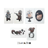 キノトリコ カードセット 10枚入り CARD SET G クマ CARDSET H スワンシュー CARDSET I リス