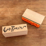 Kinotoriko Stempel Bonjour-Band Trompete Stick Flagge Toitoitoi