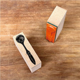 Kinotorico キノトリコ スタンプ 小匙 小さじ ティースプーン 大匙 大さじ テーブルスプーン 計量スプーン スプーン キッチン道具 Kitchen Tools はんこ かわいい レトロ ギフト 手帳 メモ