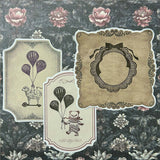 Kinotorico キノトリコ スタンプ Frame-frill フレーム フリル はんこ かわいい レトロ ギフト 手帳 メモ