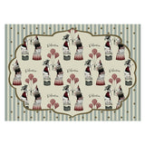 키노토리코 디자인 용지 A4사이즈 6장 토끼 펭귄 달마시안