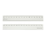 Kiwami LR左右利き手対応アルミ定規 15cm ブラック ブロンズ ゴールド シルバーグレー シルバー ホワイト