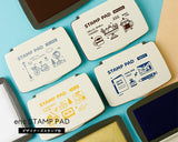 ERIC Stamp Pad Brown Gold Silver Navy