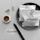 KNOOPWORKS クノープワークス マスキングテープ 25mm 2.5cm 2.5センチ お土産です 賞味期限 マステ おしゃれ キッチン 105206 105442